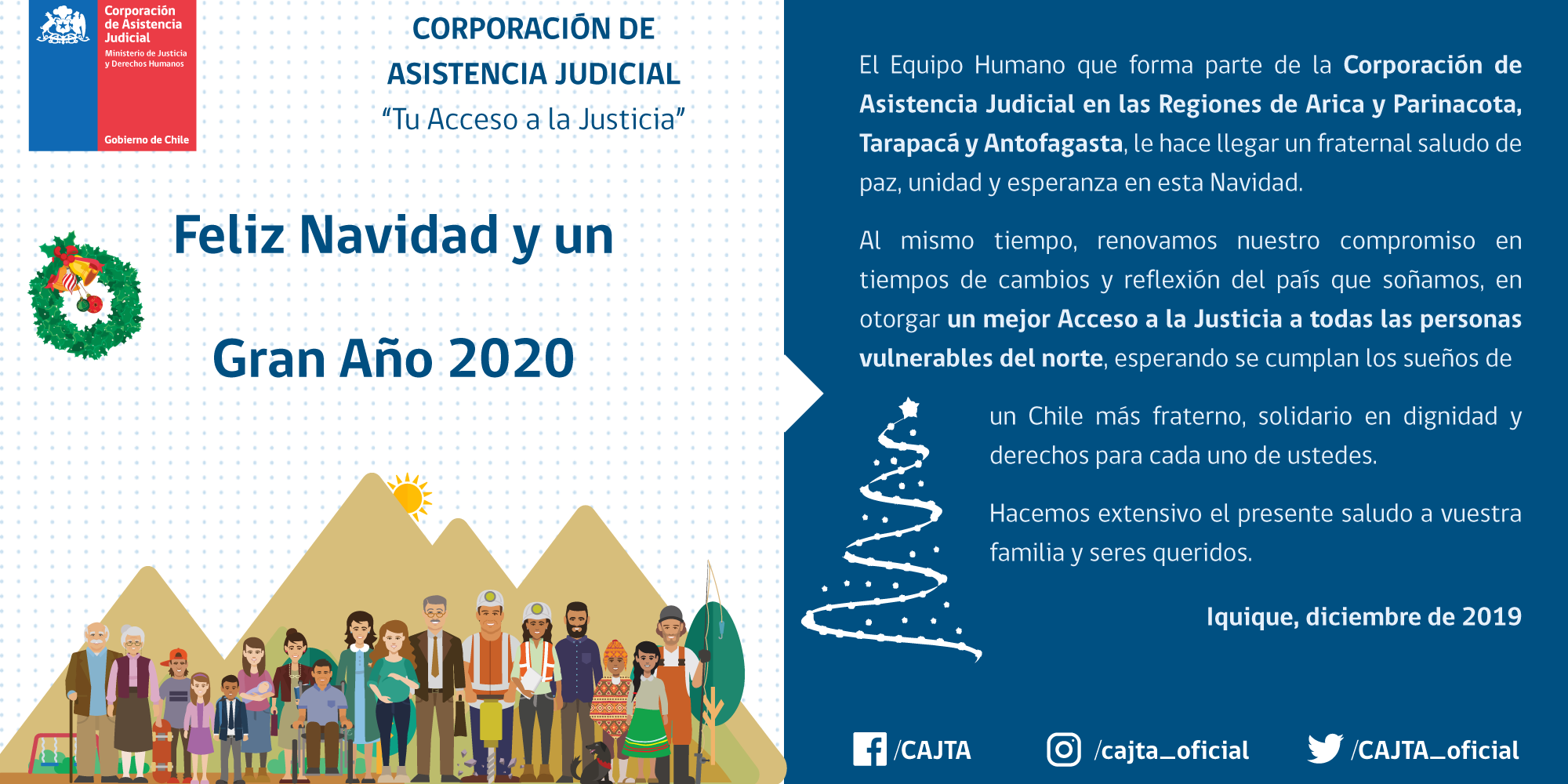Saludo de Navidad y Año Nuevo