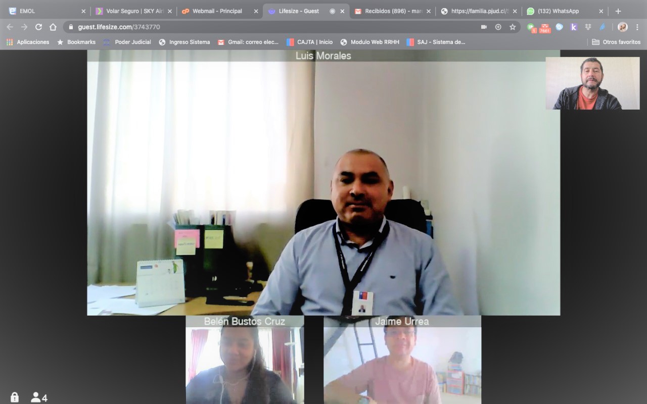 Reunión Técnica en Consultorio Jurídico Centro Antofagasta