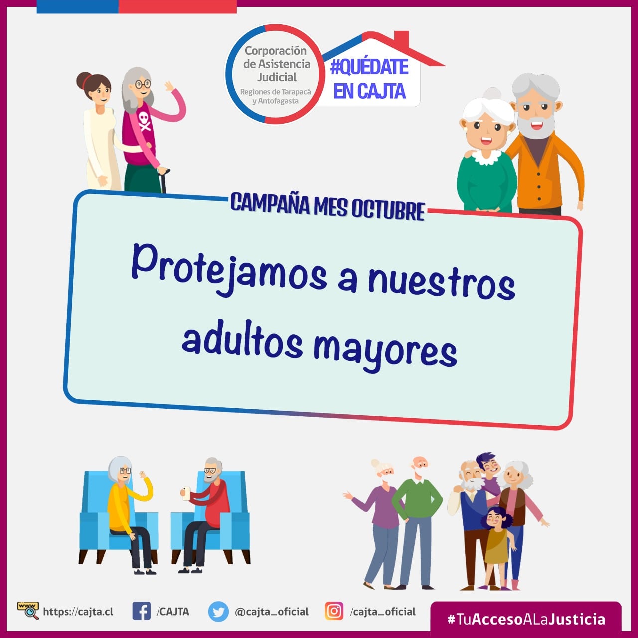 Campaña: "Protejamos a nuestros adultos mayores"
