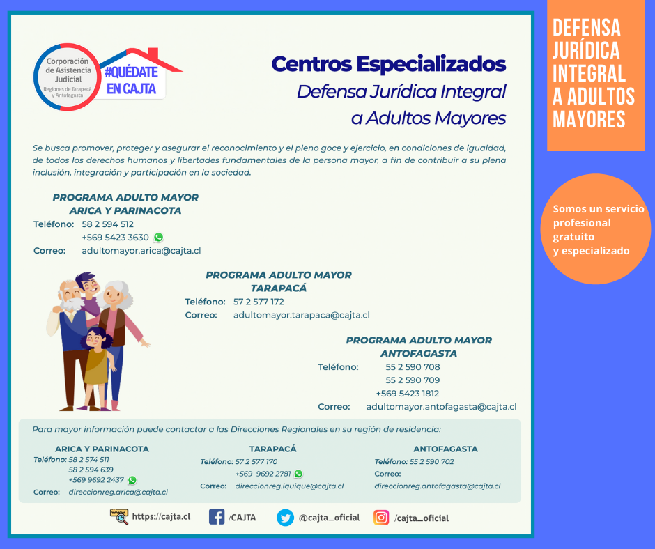 Defensa Jurídica Integral a Adultos Mayores