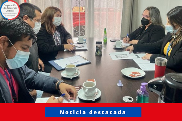 Defensa Jurídica Integral a Adultos Mayores de Arica y Parinacota, sostuvo una importante reunión con Hogar de Cristo