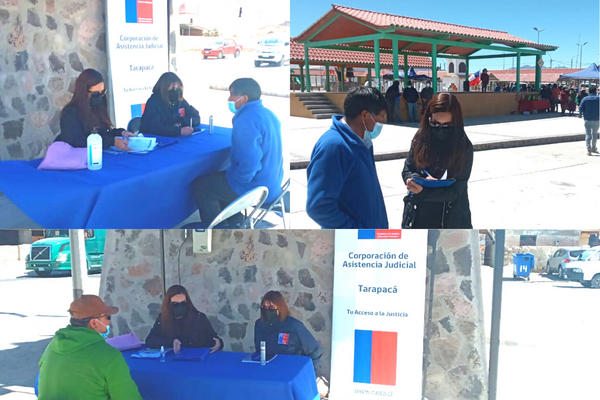 Consultorio Jurídico Móvil de la Provincia del Tamarugal brinda atención en Colchane