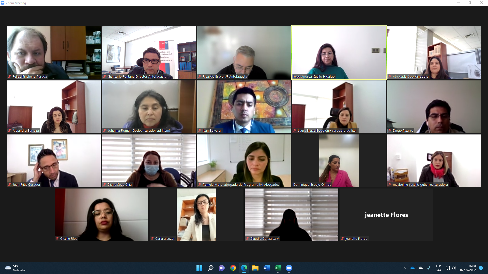 Director regional de Antofagasta se reunió con el Tribunal de Familia de la ciudad