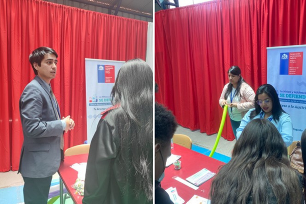 Difunden en Calama nueva línea de representación jurídica “La niñez y adolescencia se defiende”