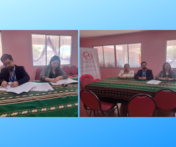 Abogado de Migración de la CAJTA Tarapacá sostiene reunión con Directora Regional de la Fundación Madre Josefa
