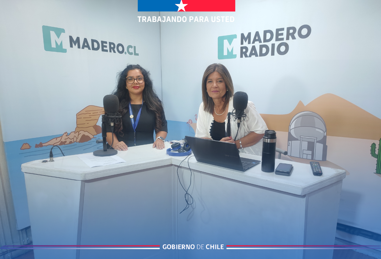 Entrevista a trabajadora social del NAD Antofagasta en Radio Madero
