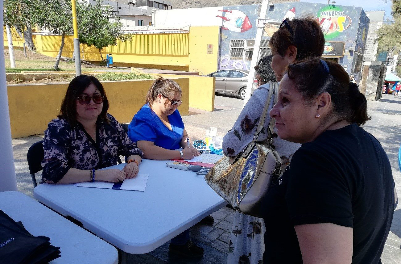 La CAJTA y sus servicios fueron difundidos y visualizados en el Gobierno en Terreno, realizado en la Plaza Carlos Condell de Tocopilla